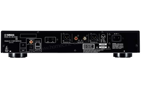 YAMAHA BD-A1060 Noir - Vue de l'arri&egrave;re