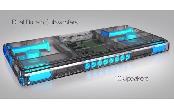 YAMAHA SRT-1500 Noir - Vue de l'int&eacute;rieur