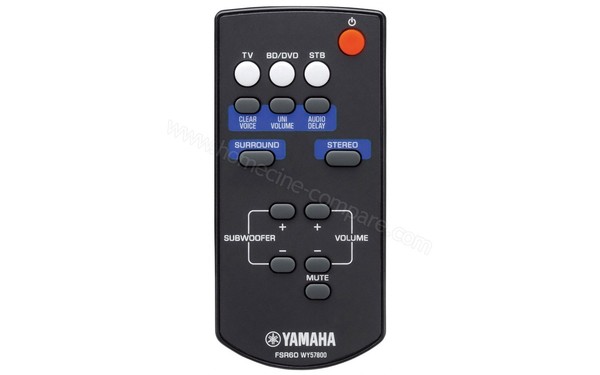 YAMAHA YAS-101 Noir - T&eacute;l&eacute;commande