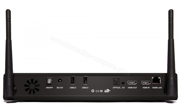 ZAPPITI Player 4K (sans DD) - Vue de l'arri&egrave;re