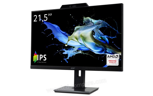 ACER B227Qbmiprczx - Vue 3/4 droite