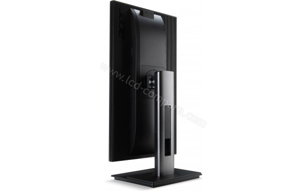ACER B246HLCymipruzx - Vue 3/4 arri&egrave;re en mode portrait