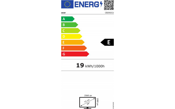 ACER CB292CUbmiiprx - &Eacute;tiquette &eacute;nergie v2