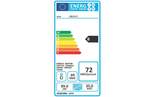 ACER CB351Cbmidphzx - &Eacute;tiquette &eacute;nergie