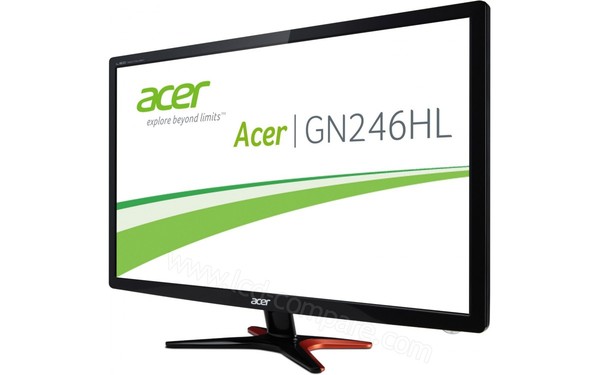 ACER GN246HLBbid - Vue 3/4 droite