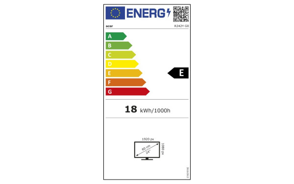 ACER R242YG0ymix - &Eacute;tiquette &eacute;nergie v2