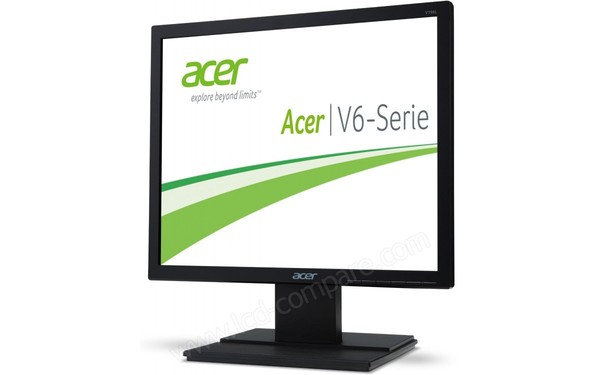 ACER V196LBbi - Vue 3/4 droite