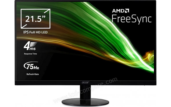 ACER SB220Qbi - Vue de face