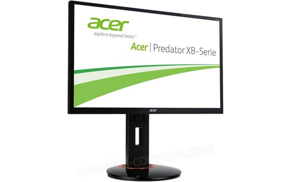 ACER XB240HAbpr - Vue 3/4 gauche