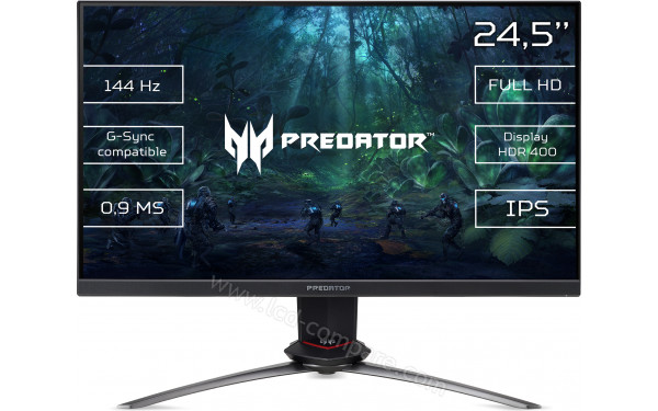 ACER XB253QGPbmiiprzfx - Vue de face