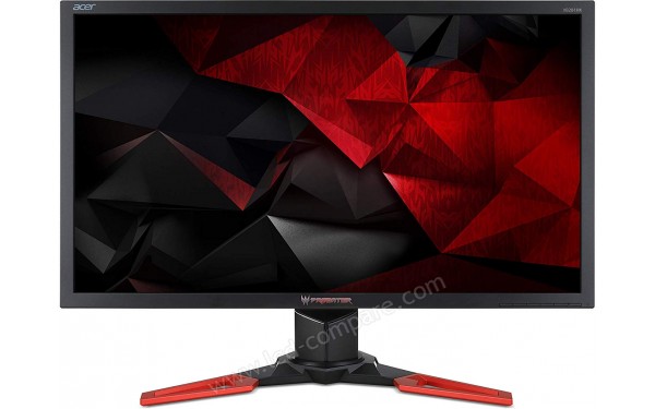 ACER XB281HKbmiprz - Vue de face baiss&eacute;