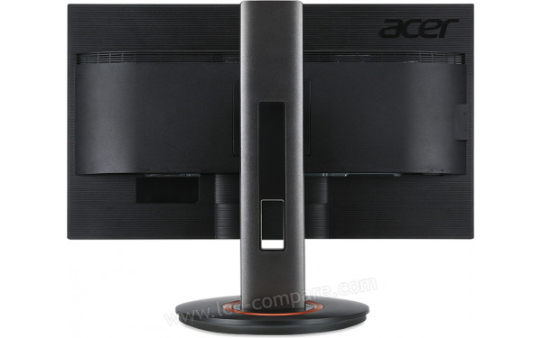 ACER XF240QPbiipr - Vue de l'arri&egrave;re en position basse