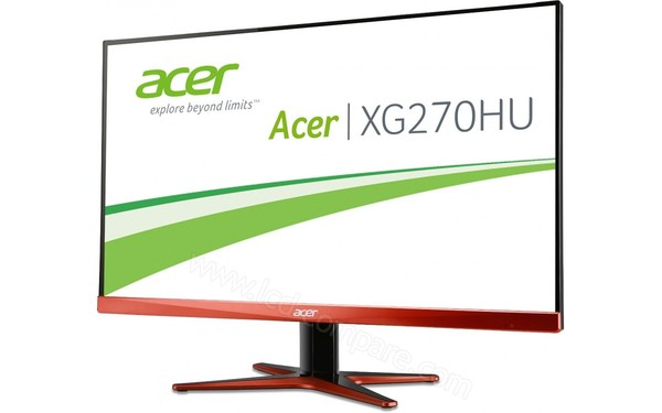ACER XG270HUomidpx - Vue 3/4 droite