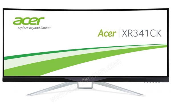 ACER XR341CKbmijpphz - Vue de face - position basse