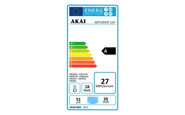 AKAI AKTV2014T - &Eacute;tiquette &eacute;nergie