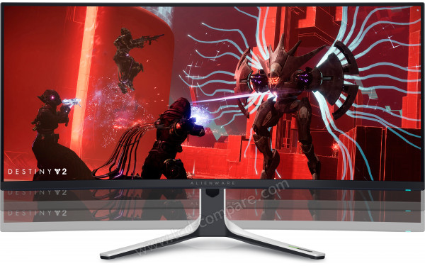 ALIENWARE AW3423DW - Vue de face r&eacute;glage hauteur