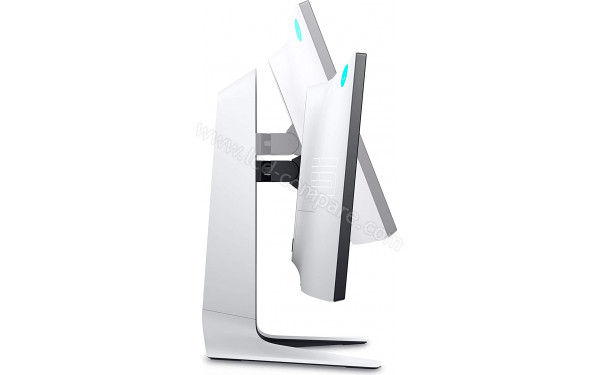 ALIENWARE AW2521HFL - Vue de profil gauche avec diff&eacute;rentes inclinaisons possibles