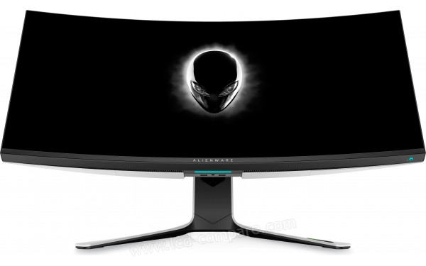 ALIENWARE AW3821DW - Vue de face en position inclin&eacute;e