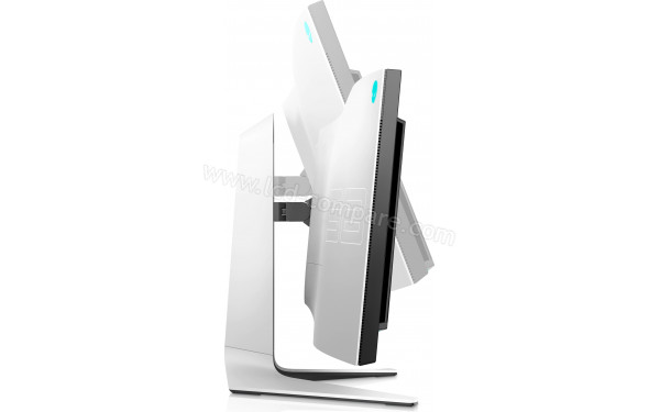 ALIENWARE AW3821DW - Vue de profil avec ajustement de la hauteur et de l'inclinaison