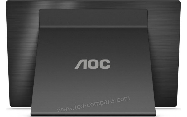 AOC 16T2 - Vue de l'arri&egrave;re avec Smart Cover (inclus)