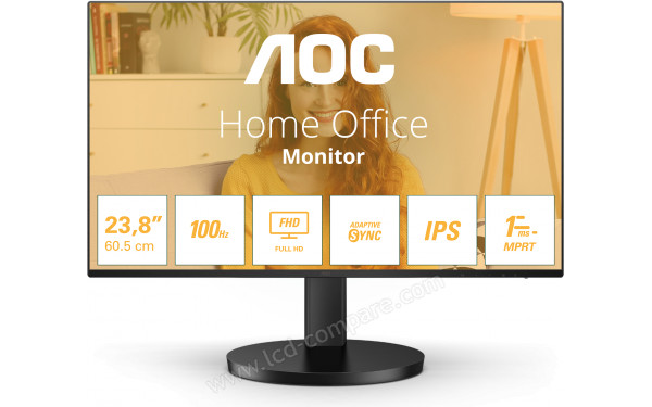 AOC 24B3HA2 - Vue de face