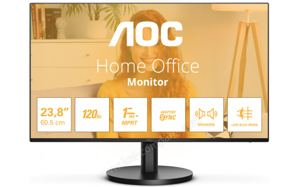 AOC 24B3QA2 - Vue de face