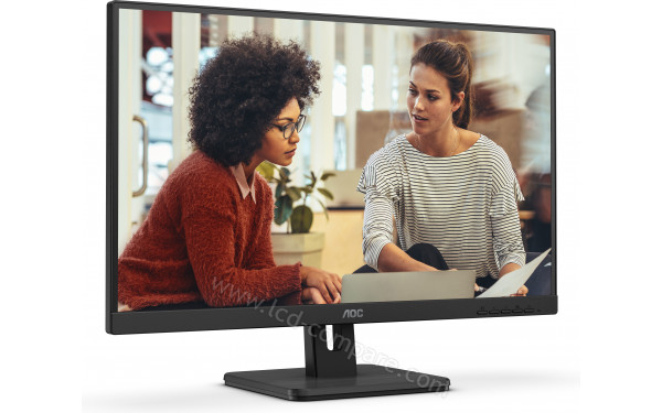 AOC 24E3UM/BK - Vue 3/4 gauche