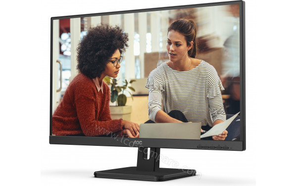 AOC 24E3UM/BK - Vue 3/4 droite