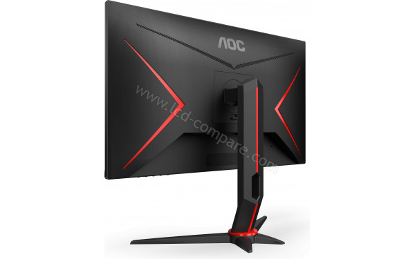 AOC 24G2SPU/BK - Vue 3/4 arri&egrave;re