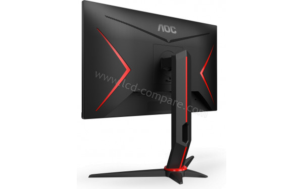 AOC 24G2SU/BK - Vue 3/4 arri&egrave;re