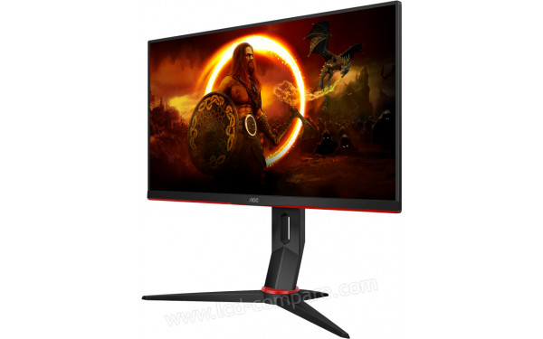 AOC 24G2SU/BK - Vue 3/4 droite