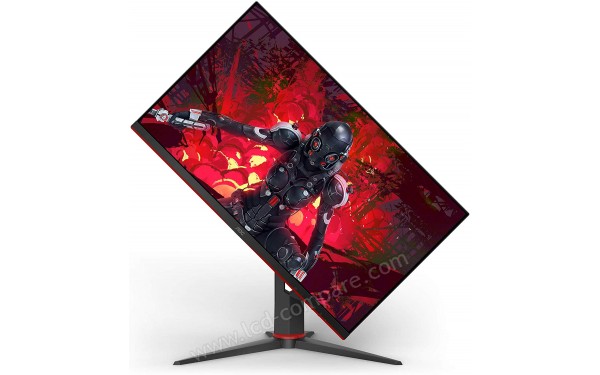 AOC 24G2U5/BK - Vue de face en mode portrait