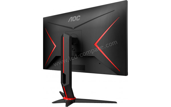 AOC 24G2ZU/BK - Vue 3/4 arri&egrave;re