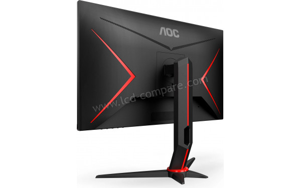 AOC 24G2ZU/BK - Vue 3/4 arri&egrave;re
