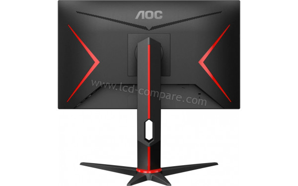 AOC 24G2ZU/BK - Vue de l'arri&egrave;re