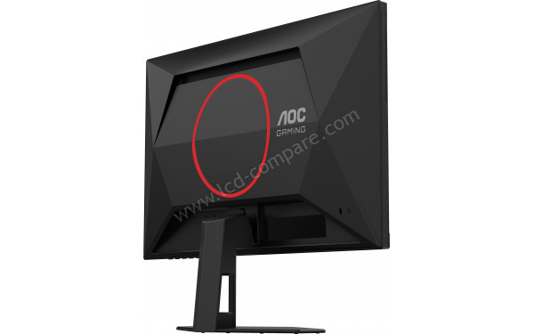 AOC 24G4HREAD - Vue 3/4 arri&egrave;re