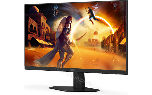 AOC 24G4XED - Vue 3/4 droite