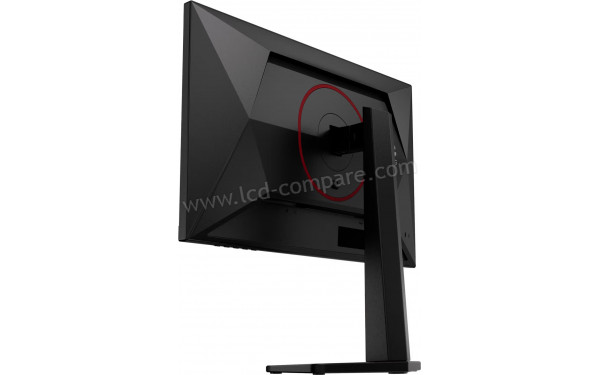 AOC 24G4ZR - Vue 3/4 arri&egrave;re