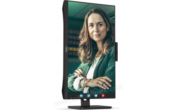 AOC 24P3QW - Vue 3/4 gauche