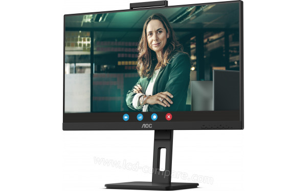 AOC 24P3QW - Vue 3/4 droite