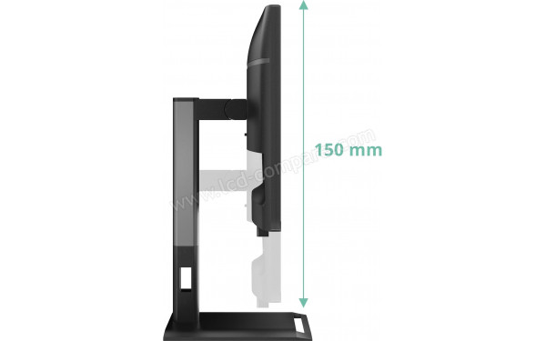 AOC 24P4CV - Vue de profil gauche