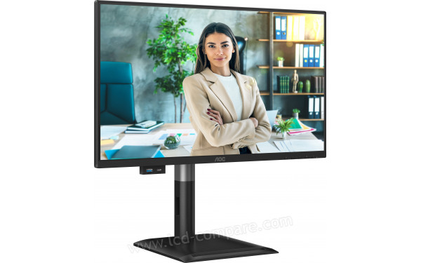 AOC 24P4U - Vue 3/4 gauche