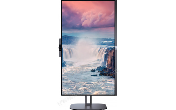 AOC 24V5CW/BK - Vue de face en mode portrait