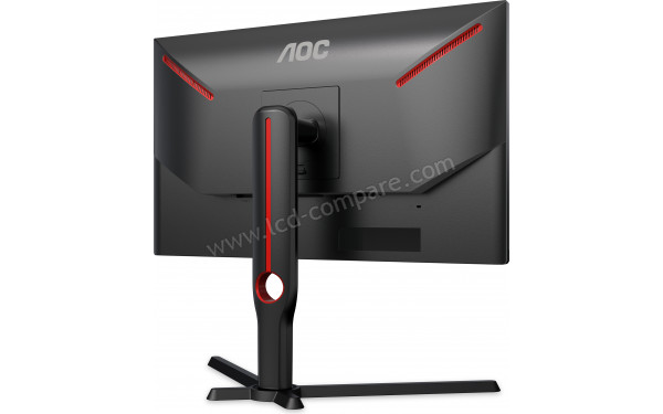 AOC 25G3ZM/BK - Vue 3/4 arri&egrave;re