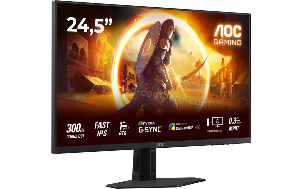 AOC 25G4SRE - Vue 3/4 gauche