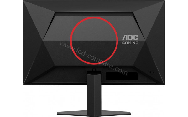 AOC 25G4SRE - Vue de l'arri&egrave;re