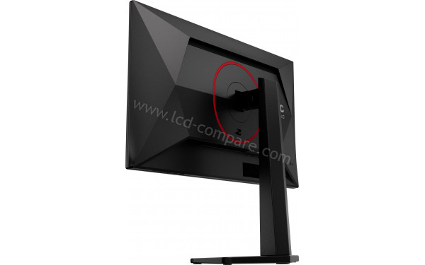 AOC 25G4ZR - Vue 3/4 arri&egrave;re