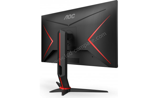 AOC 27G2SPU/BK - Vue 3/4 arri&egrave;re