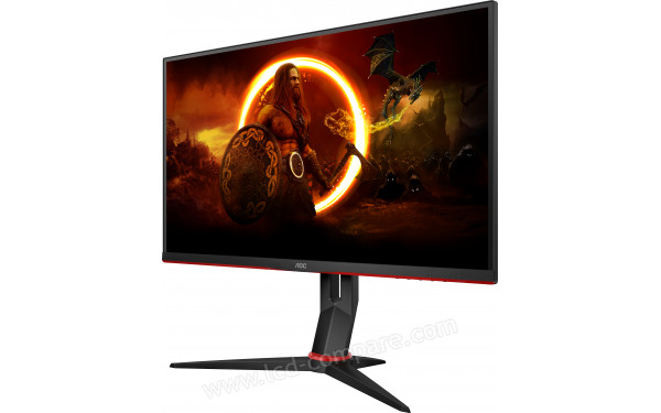 AOC 27G2ZN3/BK - Vue 3/4 droite