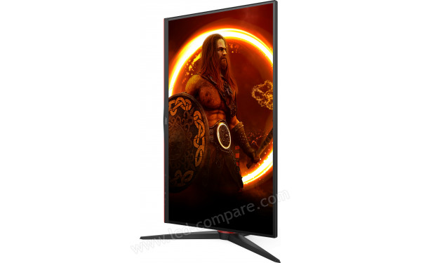 AOC 27G2ZN3/BK - Vue 3/4 droite